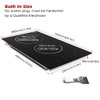 Induction Cooktop 12 Inch, 220V~240V, 2 Burners Electric Cooktop,3500W, 12''