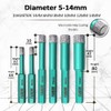 FACHLICH Dry Diamond Drill Bits,2pcs 5/16"(8mm) with Hex Shank for