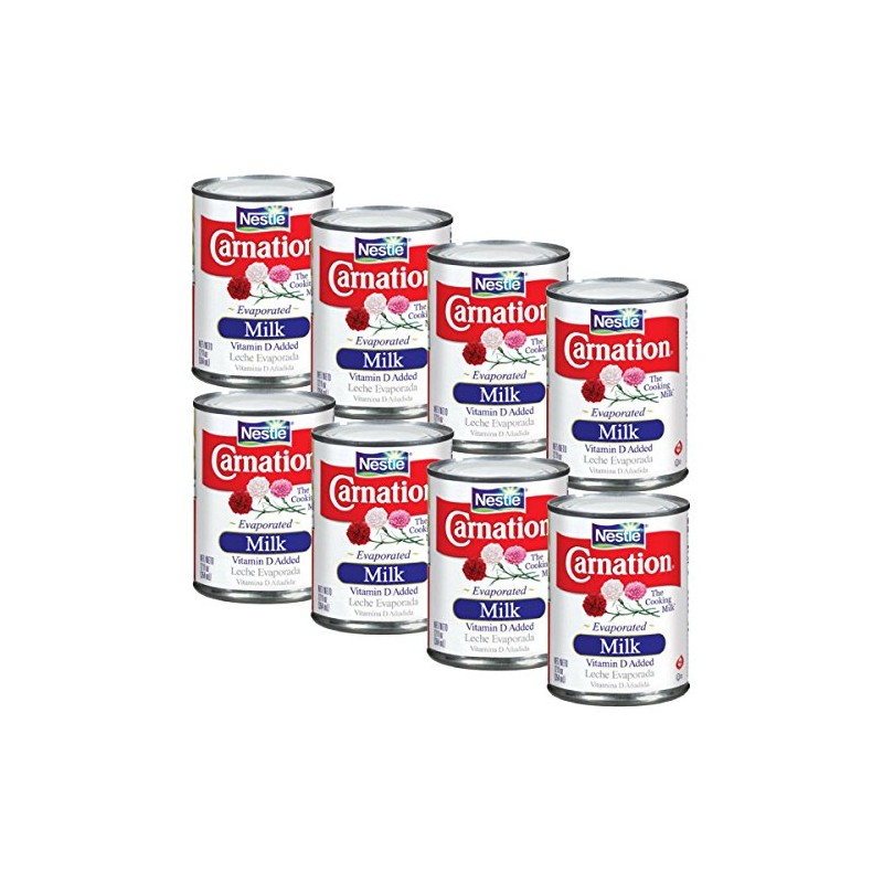 Nestlé Carnation Evaporated Milk 12oz (Pack of 8)