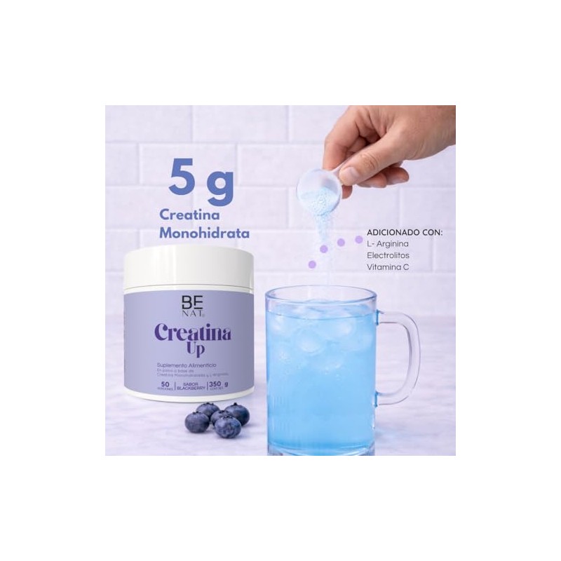BENAT Creatina Monohidratada + L-Arginina + Electrolitos | 350 g