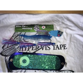 High Percentage Trolling Bait/Meat Rig/ Bite My Herring Strip/360/flas