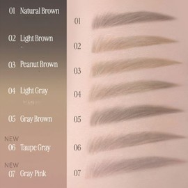 CLIO Kill Brow Auto Hard Brow Pencil 0.31g [2024 New vers], Color:01 Natural Brown
