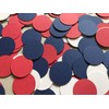 Red, White, and Blue Dot Confetti - Nautical Party Decorations