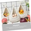 Mikinona Hanging Fruit and Vegetable Basket Woven Storage Net Multi-functional