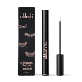 UKLASH Suero para el crecimiento de pestañas para lograr pestañas más largas y abundantes - 3 ml. Fórmula clínicamente probada para lograr pestañas y extensiones naturalmente más largas.