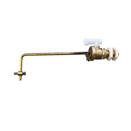 Adjustable 1/2" Inch Part 2 Ball-Cock Float Valve with for Toilet Cistern and Header Tank, Premium Ball Valve Ballcock for Loft Tank Cisterns and Water Tank Trough Manufactured to BS1212