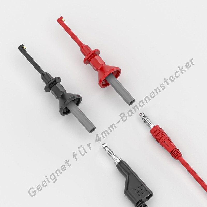 Cleqee 2PCS SMD IC Test Hooks Clip Probes with 4mm