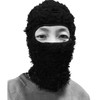 YTNKIV 3-Hole Ski Mask Full Face Woolen Knitted Hat Warm