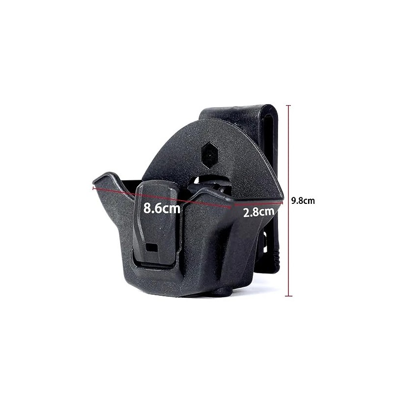 OWB Handcuff Holster Auto Lock Professional Police Strap Holder for