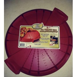 EZ Slice Brand New EZ Slice Pizza Cutting Guide And Serving Tray. Red.