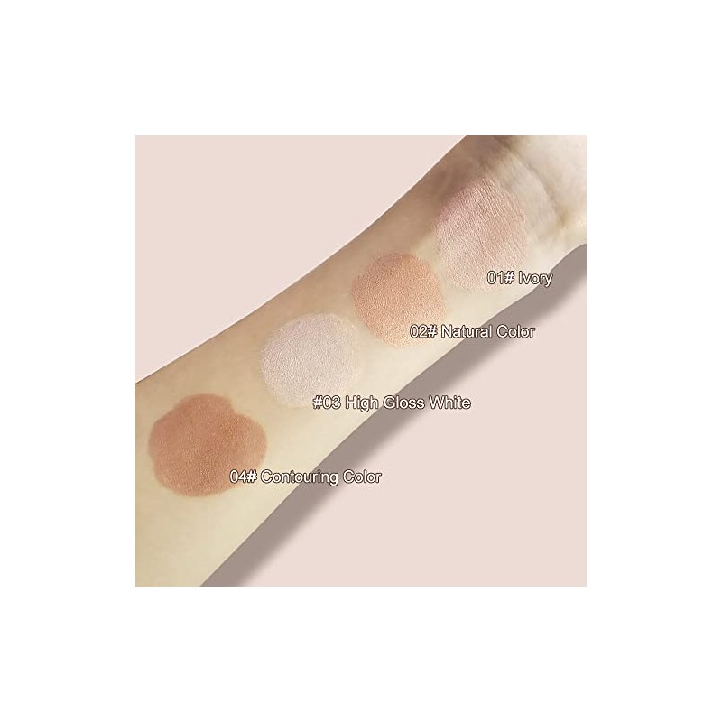 Erinde Contour Highlighter Stick with Brush -Bronzer Pen, Waterproof, Longwear