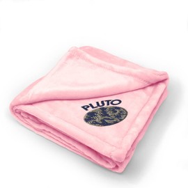 Nursery Bedding Baby Blankets for Boys & Girls Pluto Polyester Soft Plush Receiving Swaddle Pink Design Only