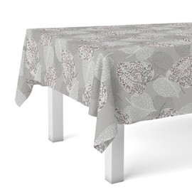 Martina Home SIL Oilcloth Tablecloth 200 x 140 Grey