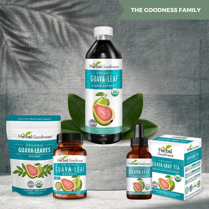 Guava Leaf Extract - Organic Guava Leaves - Hojas de
