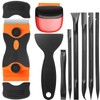 Tallew 9 Pcs Plastic Scraper Tool Sticker Plastic Razor Blade