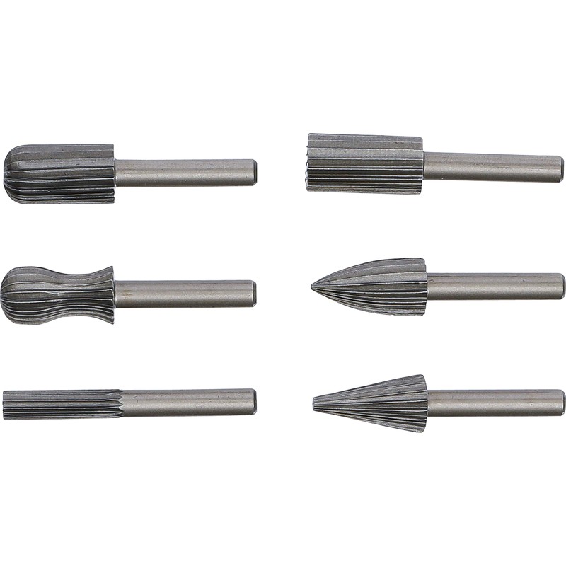 6-piece Taper Milling Set, HSS