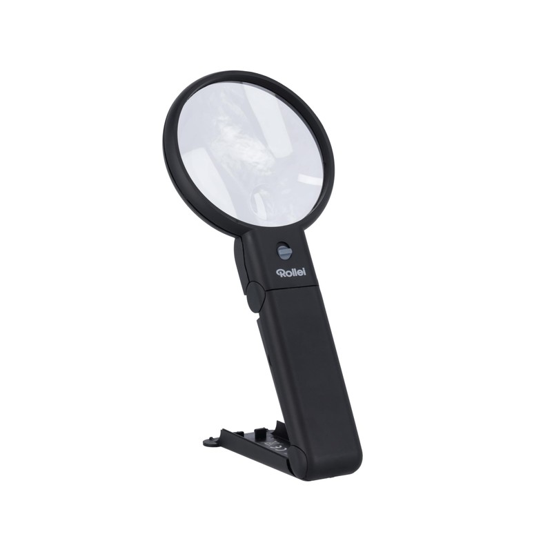 Rollei Handheld Magnifier with LED Light and Stand - Bifocus