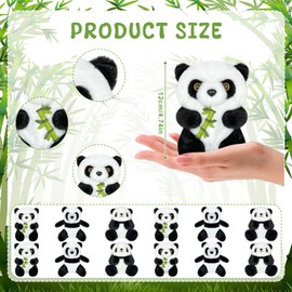 38 Pcs Adopt a Panda Party Favors Include 12 Mini Panda Stuffed Animals 12 Foldable Boxes 12 Adoption Cards 1 Adopt Sign 1 Fence for Jungle Party Supplies Pet Adoption Baby Shower Birthday Gifts