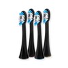 SonicSmile SIL SSR4PEUZ001 Brush Heads Black (Pack of 4)