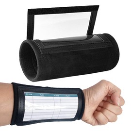 HAYGEM Football Game Bracelets with Two Tactical Cards, Tactical Wrist Coach Teaching Board with Velcro Fastening, Football Wrist Playbook with Transparent Window, for Rugby, Softball and Tennis