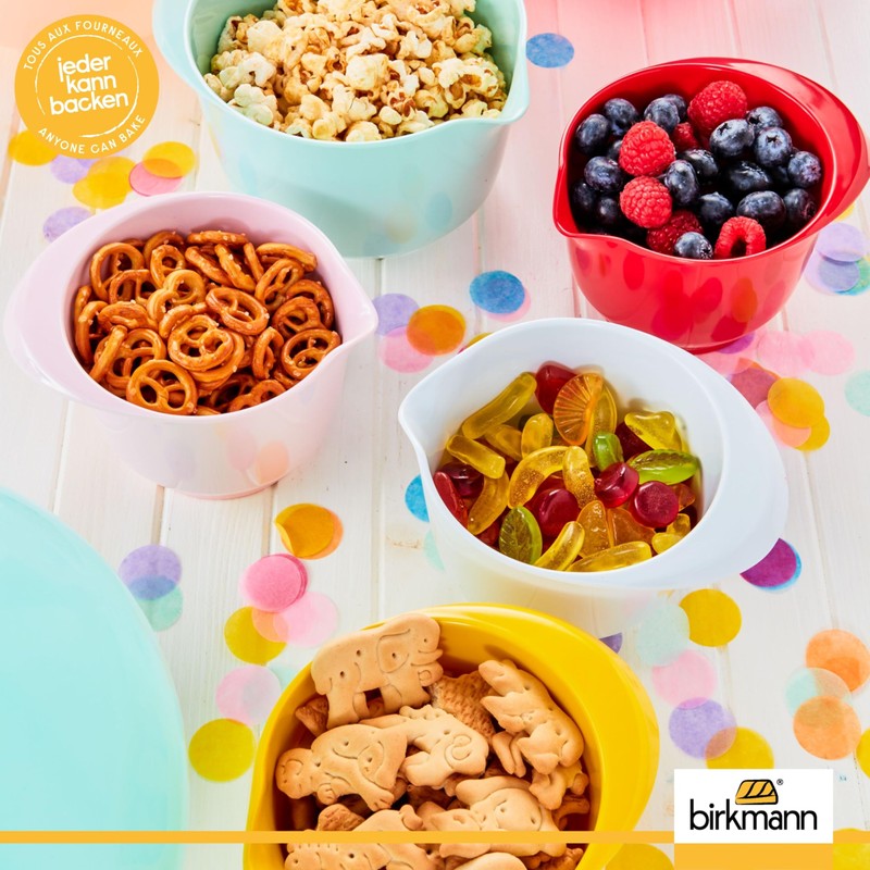 Birkmann, Colour Bowls, Mixing and Serving Bowl, Small, 0.75 Litres,