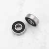 VGOL 8 Pcs 608-2RS 22mm Ceramic Skateboard Bearings Stainless Steel