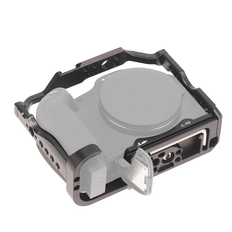 EOS R8 Camera Cage with Top Carry Handle, Hersmay Aluminium