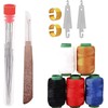 37Pcs Sewing Tool Set, Steel Sewing Needle Kit, Threader and