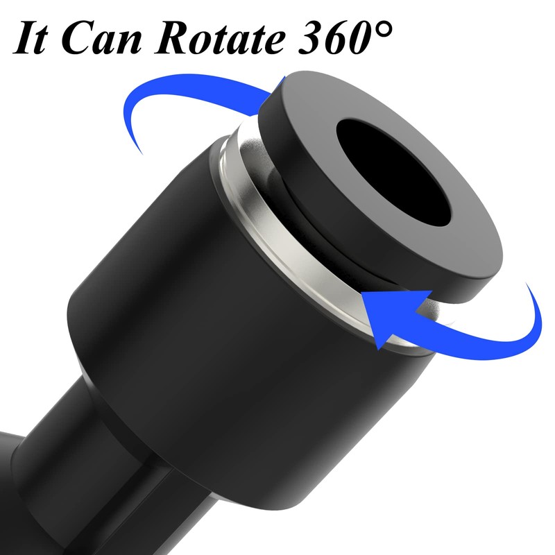 TAILONZ PNEUMATIC 4mm Black Quick-Plug Type one-Way Check Valve Gas