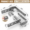 Heavy Duty Cafe Door Hinges,304 Stainless Steel Thick Hinges, Self