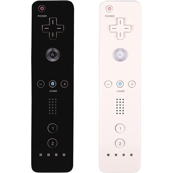 LeonDesigns Wii Controller 2 Pack Wii u Remote mit Silikongehäuse