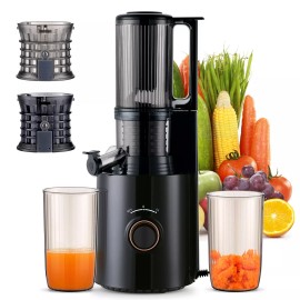 Sovider Compact Slow Juicer Machine Electric Juicer Cold Press Squeezer Vegetable 800ML