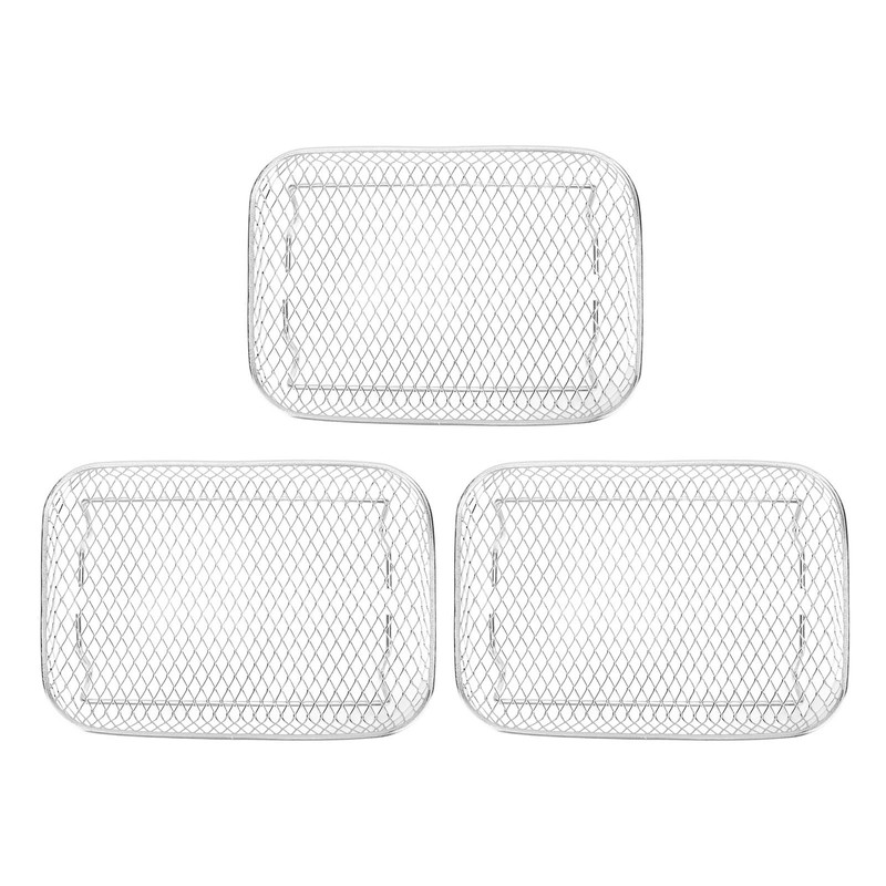 3 Layer Fryer Grilling Rack Stainless Steel Fryer Stakable Racks