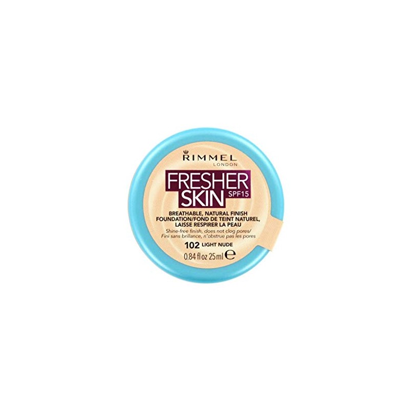 RIMMEL FRESHER SKIN FOUND LGHT NUDE 102