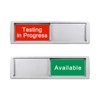 Testing In Progress/Available Sign,Do Not Disturb Door Indicator for Labs,