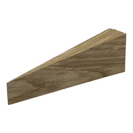 3D Hardwood Wedge | Fire Gate | 160 x 50 x 30/50 mm | Beech, Ash, Oak | Three-Dimensional Shaped | Wheel Chock | Fixation