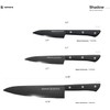 Samura MO-V Stonewash Set of 3 Kitchen Knives - Paring,