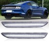 Nrgedzam LED Side Marker Lights Rear White Bumper Fender Marker
