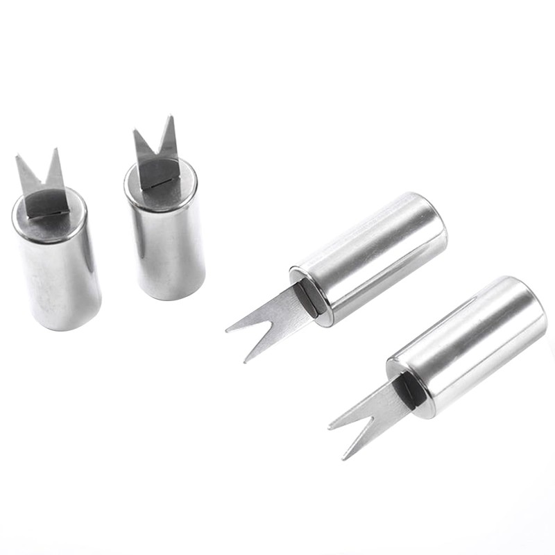 Sarini 10PCS Stainless Steel Barbecue Fork Portable Sweet Corn Food