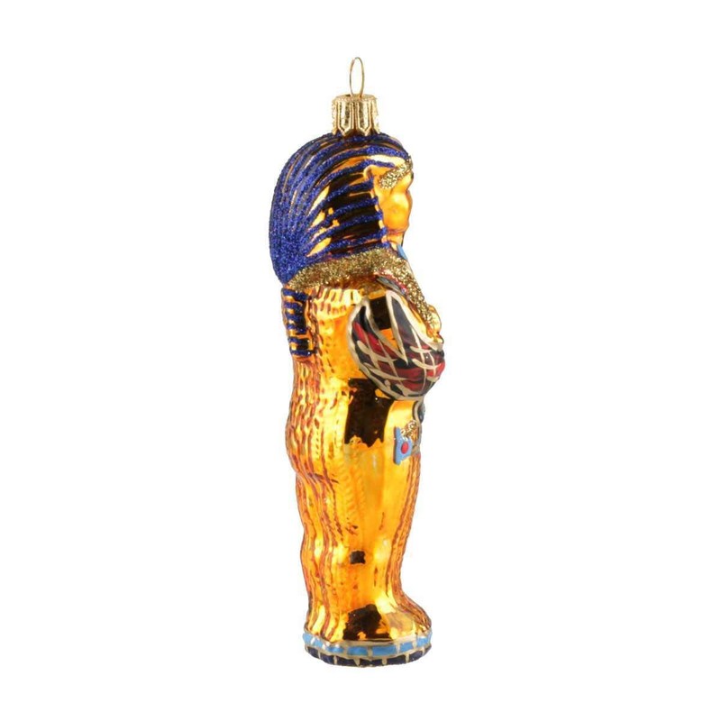 440s Glass Pendant Sarcophagus Egyptian Pharaoh | PP-0647.13 | 5907625715034