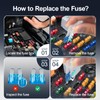 JOREST 30 PCS Car Fuses, For Car/Truck/Motorcycle (2A 3A 5A