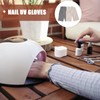 Beavorty Uv Protection Gloves for Women 2 Pairs Nail Art