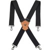 WELKINLAND 2Inch Men's Heavy Duty Suspenders w/Hooks For jeans