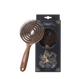 Wood Circle Boa Brush / 우드서클보아 브러쉬