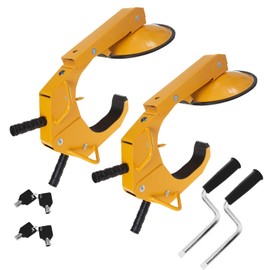 Punmew Trailer Wheel Lock 2 Pack Heavy-Duty Adjustable Anti-Theft Trailer Wheel Clamp Locks for Cars, Trucks, SUVs, Camper