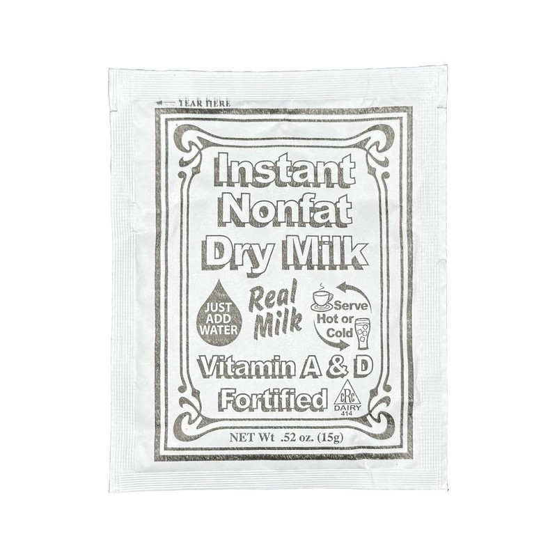 Non-Fat Dry Milk Instant Mix Packets – 15g Each, 100