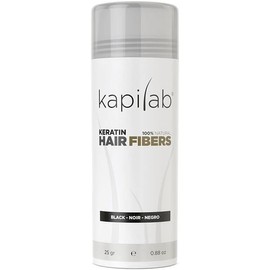 Kapilab Scattered Hair Black, Premium Hair Powder for Hair Thickening, Hair Fibres for Thinning Hair, Keratin Hair Powder, More Volume Hair Fibres for Men and Women - 25 g