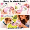 Portable Dog Water Bottle with Drinking Bowl – Compact 285