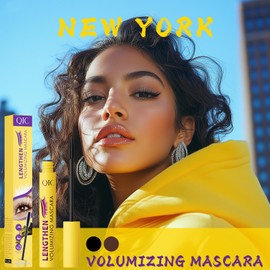 Bubble Mascara – Lightweight Volumizing Mascara for Fluffy, Lifted Lashes – Smudge-Proof, Jet Black Formula for Bold Curl, Lash Separation & Long-Lasting Bouncy Volume – No Clumps or Flakes