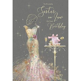 Birthday Card - To A Lovely Sister-in-Law On Your Birthday